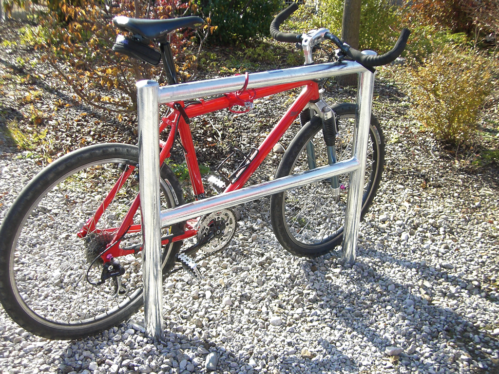 Fahrradständer Anlehne My Edelstahl Elektropoliert